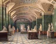 Premazzi Luigi Interiors of the New Hermitage. The Room of Modern Sculpture - Hermitage